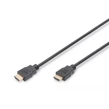 DIGITUS HDMI standaard aansluitkabel type A stekker/stekker 2m met Ethernet HDMI 1.4 Full HD (ak-330114-020-s)