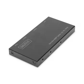 DIGITUS ultra slanke HDMI-splitter, 1x2, 4K/60Hz HDR, HDCP 2.2, 18 Gbps, Micro-USB-voeding