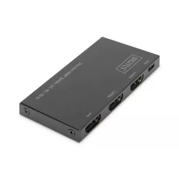 DIGITUS ultra slanke HDMI-splitter, 1x2, 4K/60Hz HDR, HDCP 2.2, 18 Gbps, Micro-USB-voeding