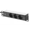 DIGITUS netwerkset 10in-9U 312x300mm behuizing legbord PDU 8-poorts patchpaneel