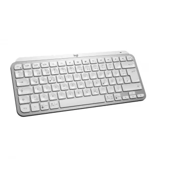 LOGITECH minimalistisch draadloos verlicht toetsenbord - MX KEYS MINI - Pale Gray - Qwertz Duits