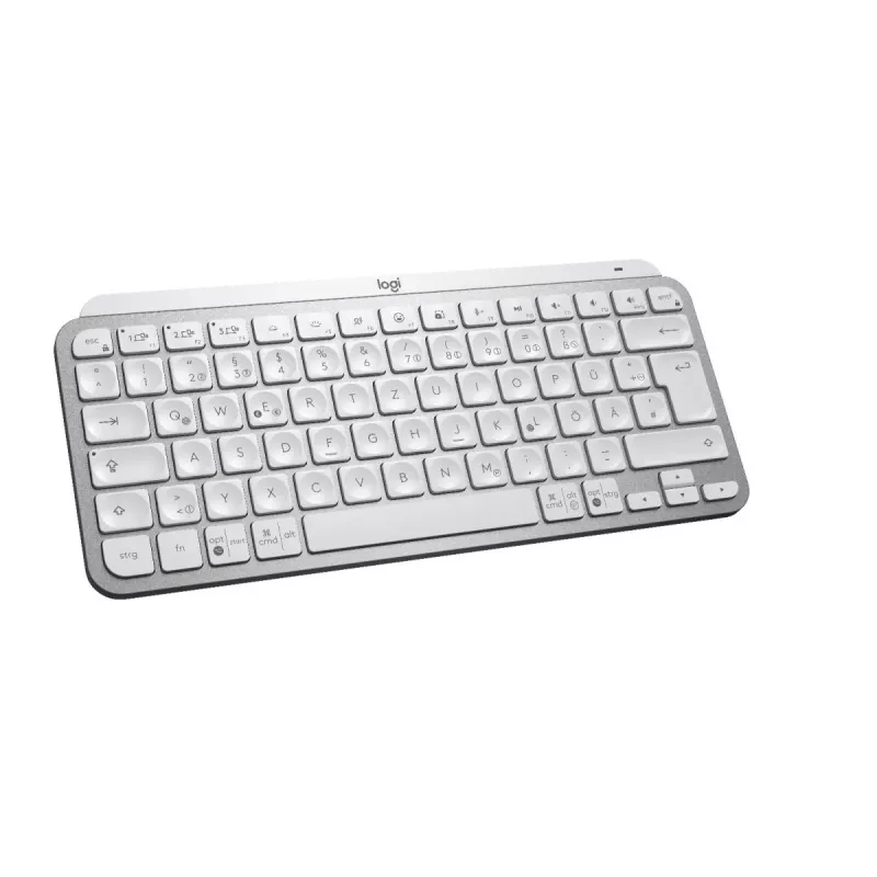 LOGITECH minimalistisch draadloos verlicht toetsenbord - MX KEYS MINI - Pale Gray - Qwertz Duits
