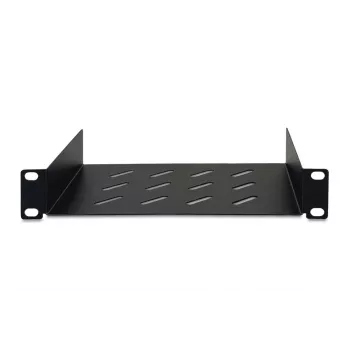 DIGITUS vaste legplank 254 mm (10 inch) 1U 44x254x150 mm, kleur zwart (RAL 9005)