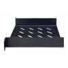 DIGITUS 1U 10 inch legplank, 44x254x200 mm, zwart (RAL 9005)