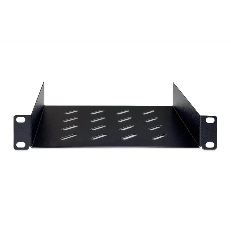 DIGITUS 1U 10 inch legplank, 44x254x200 mm, zwart (RAL 9005)
