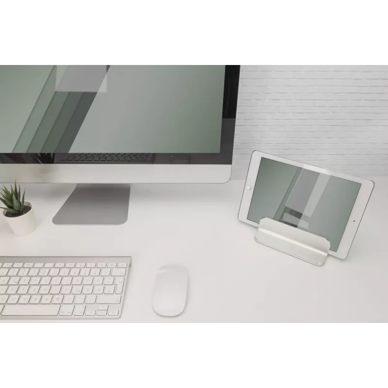 DIGITUS verticale notebookstandaard, aluminium zilver