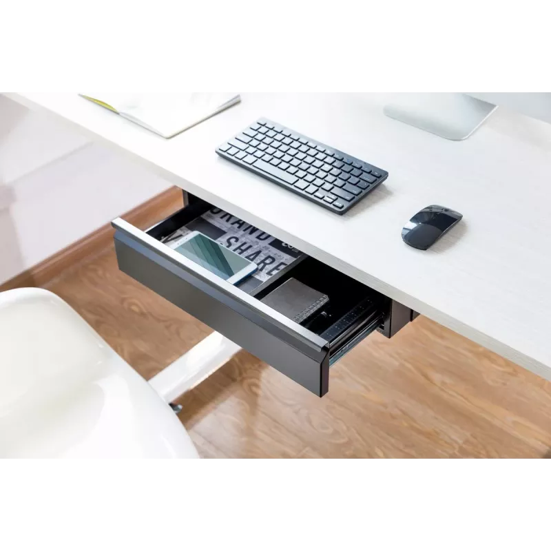 Onderbouwlade Digitus DA-90443 staal zwart 1 lade