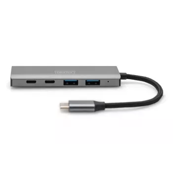 DIGITUS USB-C 4-poorts hub 2x USB-A + 2x USB-C Gen2