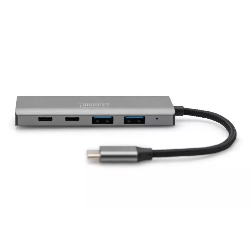 DIGITUS USB-C 4-poorts hub 2x USB-A + 2x USB-C Gen2