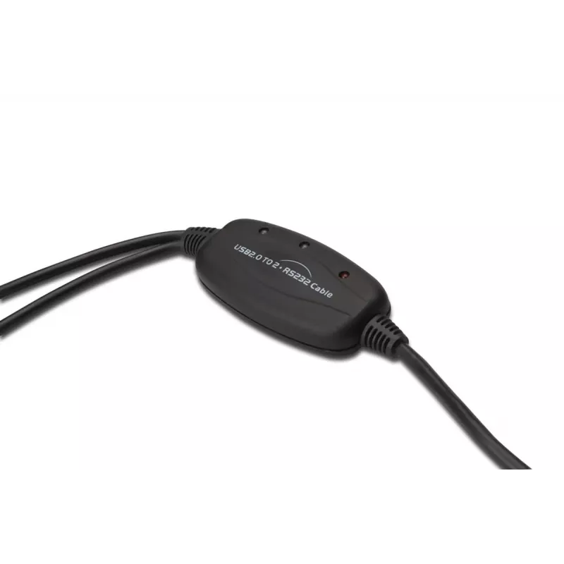 DIGITUS USB 2.0 naar 2x RS232 kabel 1,5m
