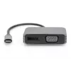 DIGITUS USB Type-C 4K 2-in-1 DisplayPort + VGA grafische adapter