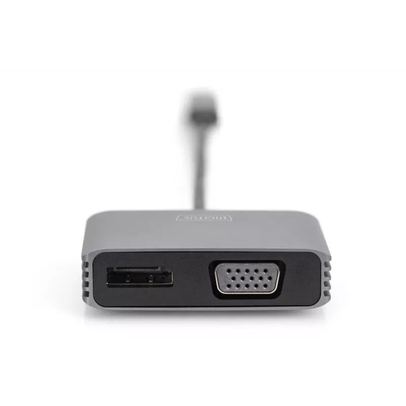 DIGITUS USB Type-C 4K 2-in-1 DisplayPort + VGA grafische adapter