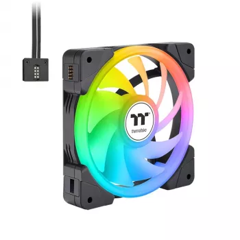 THERMALTAKE PC-ventilator – SWAFAN EX14 ARGB Sync TT Premium Edition – 14 cm – zwart – 3-pack