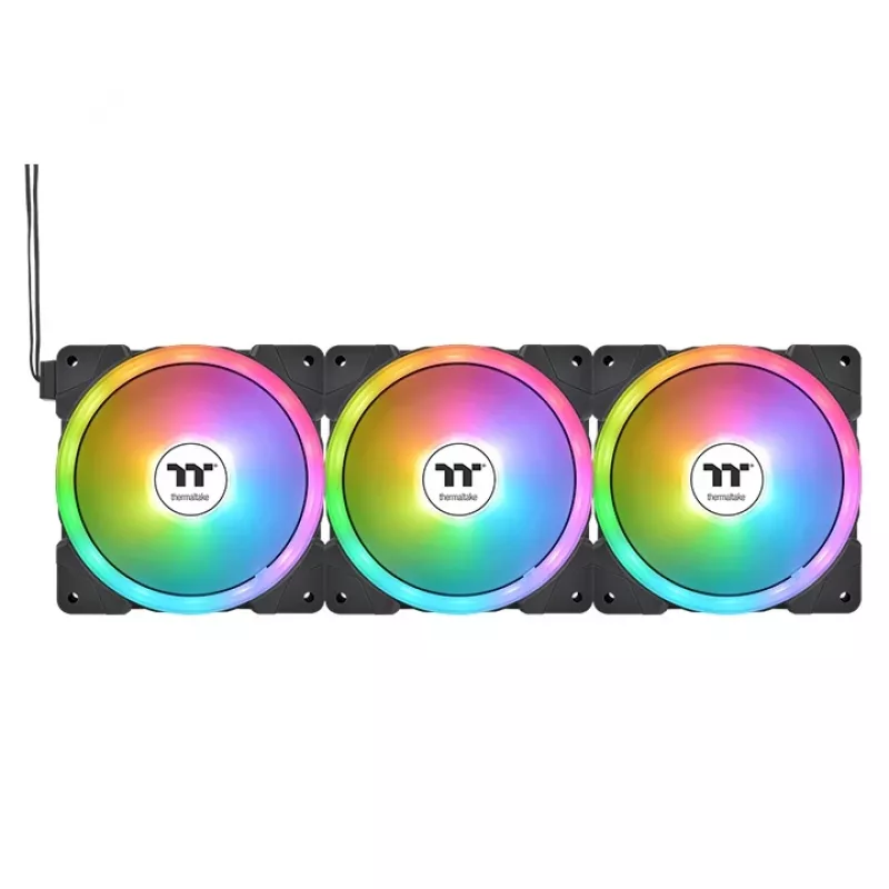 THERMALTAKE PC-ventilator – SWAFAN EX14 ARGB Sync TT Premium Edition – 14 cm – zwart – 3-pack