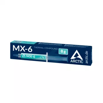 ARCTIC MX-6 ULTIMATE Performance koelpasta, koelpasta, grijs, 8 g, 1 stuk, 27 mm, 121 mm