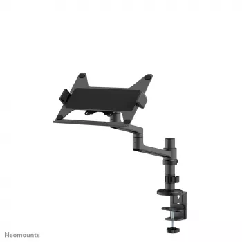 Neomounts DS20-425BL1 laptopsteun monitorarm 11,6-17,3 inch – ruimtebesparend