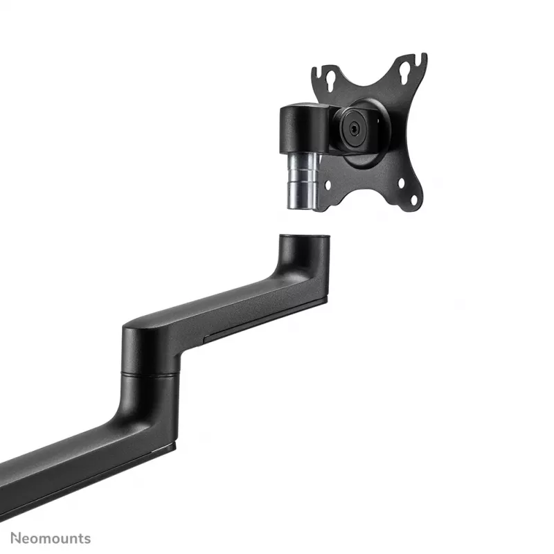 Neomounts DS20-425BL2 monitorarm met laptopsteun 17-27 inch – ruimtebesparend