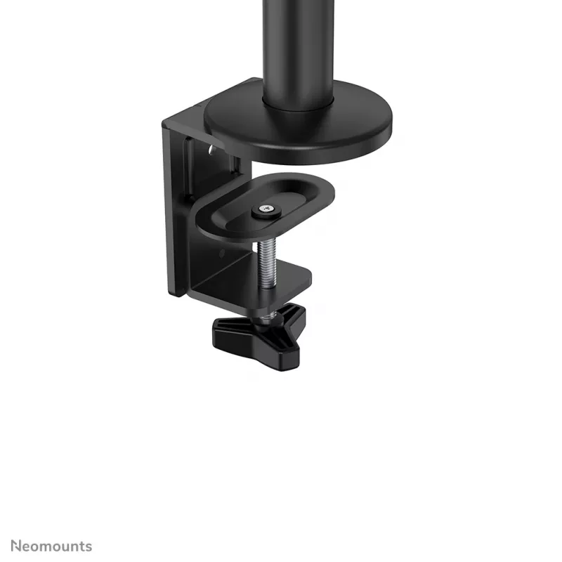 Neomounts DS20-425BL2 monitorarm met laptopsteun 17-27 inch – ruimtebesparend