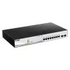 D-Link DGS-1210-10MP managed L2 Gigabit Ethernet (10/100/1000) Power over Ethernet (PoE) zwart, grijs