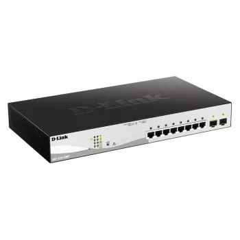 D-Link DGS-1210-10MP managed L2 Gigabit Ethernet (10/100/1000) Power over Ethernet (PoE) zwart, grijs