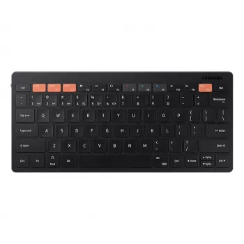 Toetsenbord voor mobiel apparaat Samsung EJ-B3400BBGGDE QWERTZ Duits Bluetooth zwart
