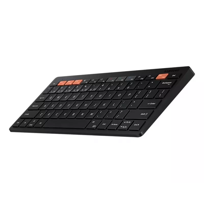 Toetsenbord voor mobiel apparaat Samsung EJ-B3400BBGGDE QWERTZ Duits Bluetooth zwart