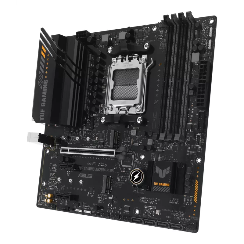 Moederbord ASUS TUF GAMING A620M-PLUS AMD A620 socket AM5 micro ATX