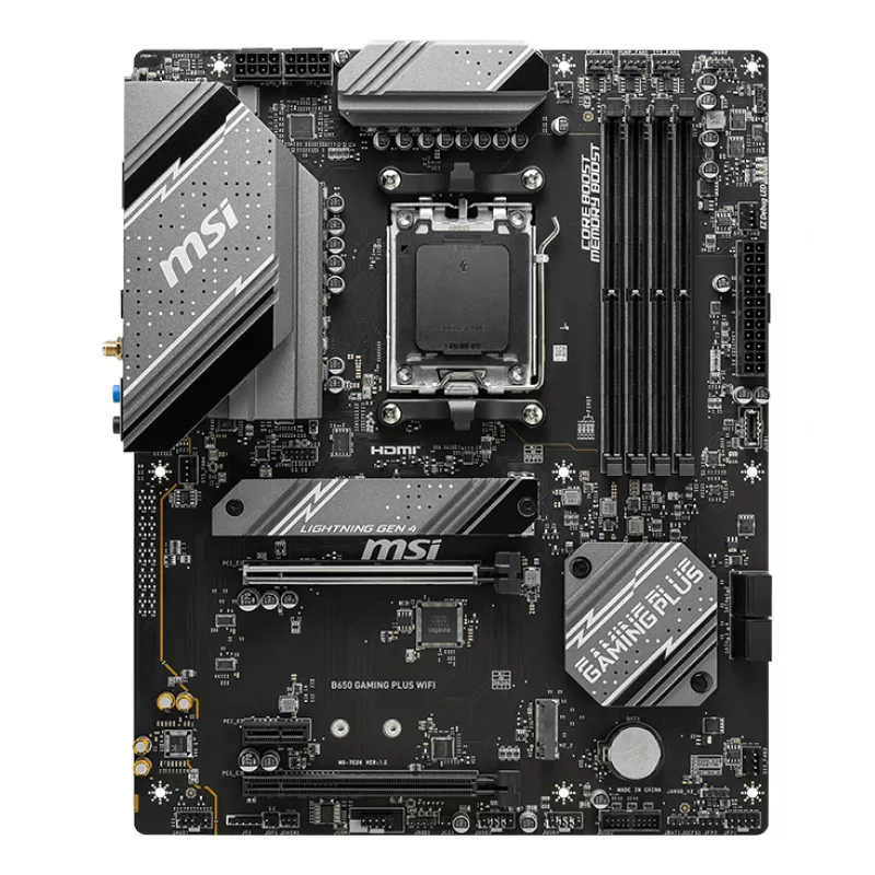 MSI B650 GAMING PLUS WIFI Moederbord AMD B650 Socket AM5 ATX