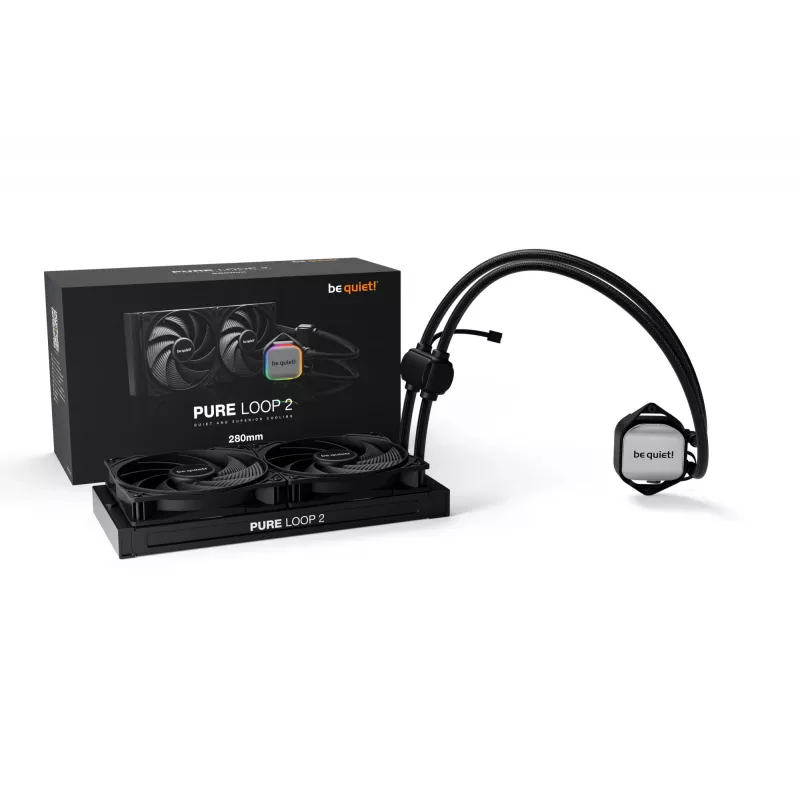 be quiet Pure Loop 2 | 280mm Processor All-in-One-vloeistofkoeler 14 cm Zwart 1 stuk