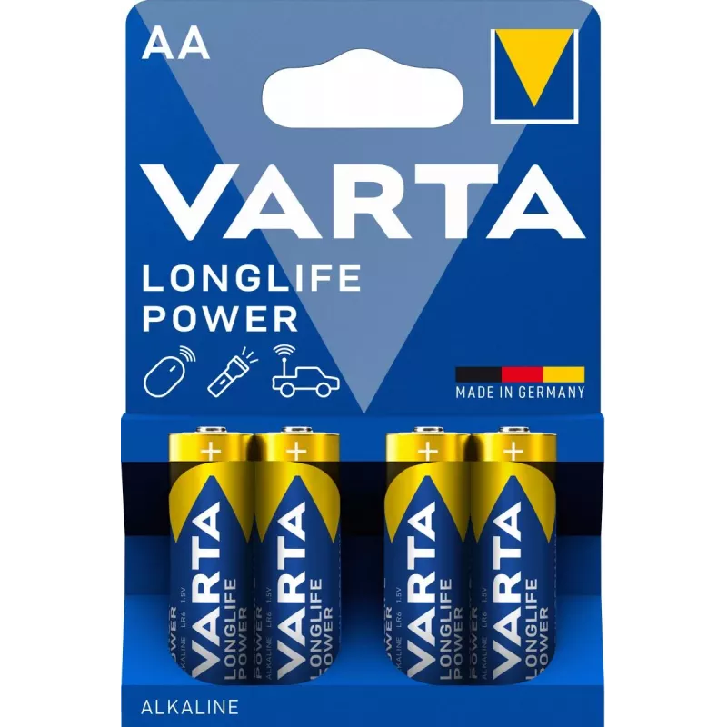 VARTA Batterij Longlife Power Mignon AA LR06 1x4
