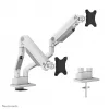 Neomounts DS70S-950WH2 Monitorarm 17-35 inch - Gasveer - Topfix - 180°-stop
