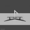 Neomounts DS75S-950WH2 Monitorarm 17-32 inch - Gasveer - Topfix - 180°-stop