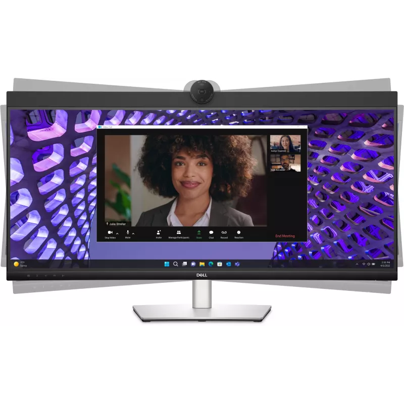 DELL P Series P3424WEB Computermonitor 86,7 cm (34,1 inch) 3440 x 1440 Pixel 4K Ultra HD LCD Zwart