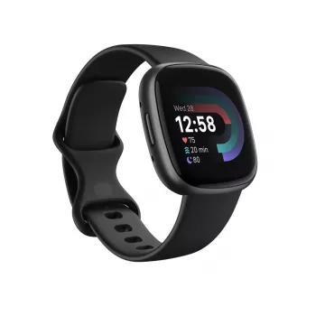 Smartwatch Fitbit Versa 4 Graphite zwart