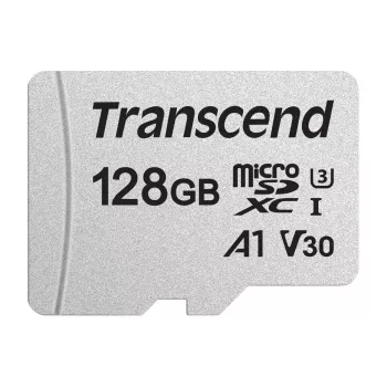 TRANSCEND microSDXC-kaart 300S 128GB UHS-I U3 zonder adapter