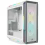 CORSAIR mid-tower ATX PC-behuizing - iCUE 5000T - RGB gehard glas - wit