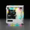 CORSAIR mid-tower ATX PC-behuizing - iCUE 5000T - RGB gehard glas - wit