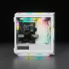 CORSAIR mid-tower ATX PC-behuizing - iCUE 5000T - RGB gehard glas - wit