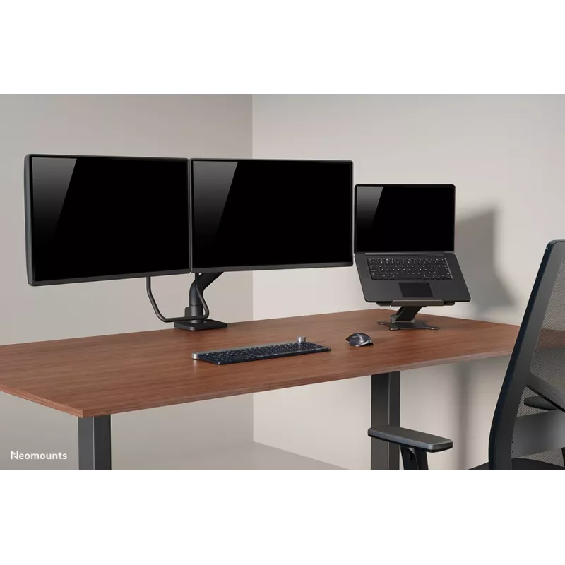 Neomounts DS20-740BL1 laptopstandaard 11-15 inch - in hoogte verstelbaar - opvouwbaar - compact - universeel