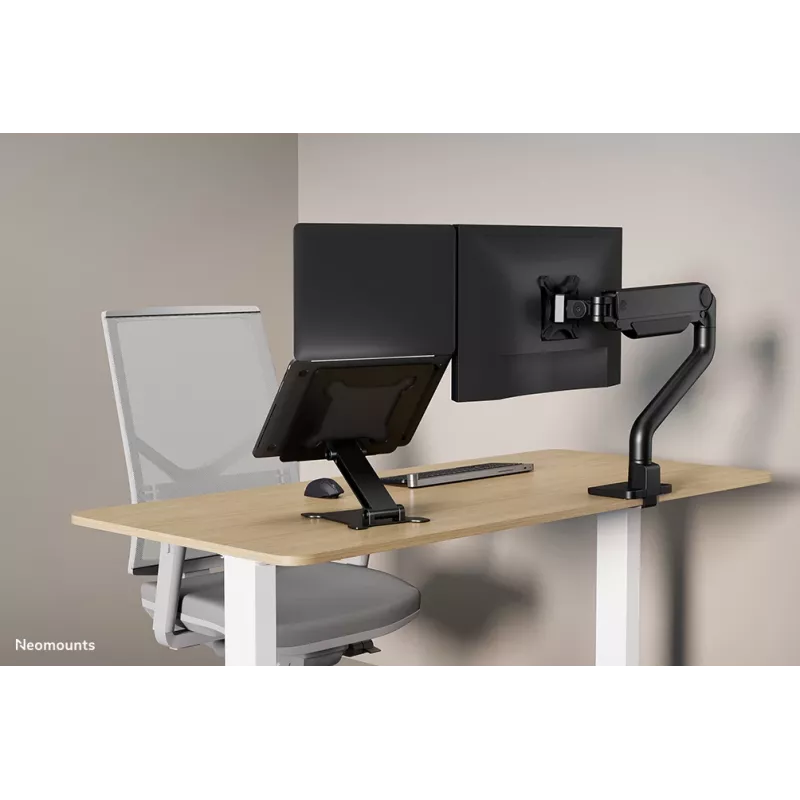 Neomounts DS20-740BL1 laptopstandaard 11-15 inch - in hoogte verstelbaar - opvouwbaar - compact - universeel