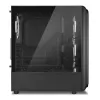 PC-behuizing Sharkoon TK5M RGB ATX desktop zwart
