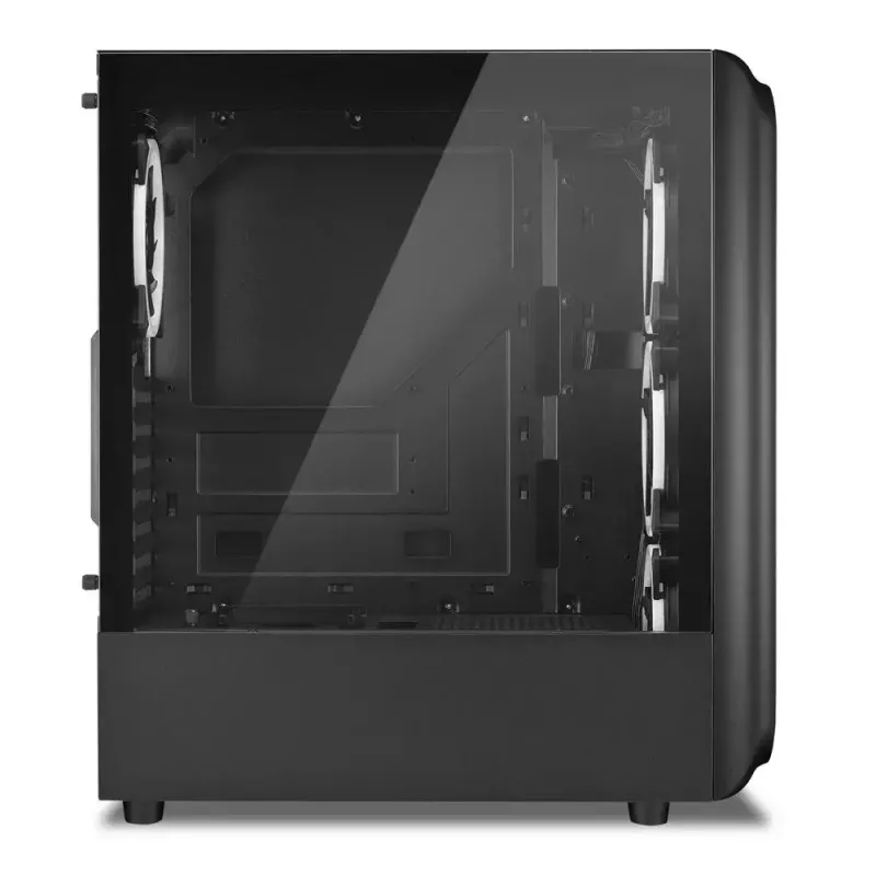 PC-behuizing Sharkoon TK5M RGB ATX desktop zwart