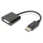 DIGITUS ASSMANN DisplayPort-adapterkabel, DP - DVI (24+5) M/F, 15cm met vergrendeling, DP 1.2 compatibel, CE zwart