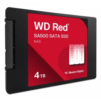 WESTERN DIGITAL SSD - WD Red SA500 - 4TB - SATA 6Gb/s - 2,5 inch/7mm (WDS400T2R0A)