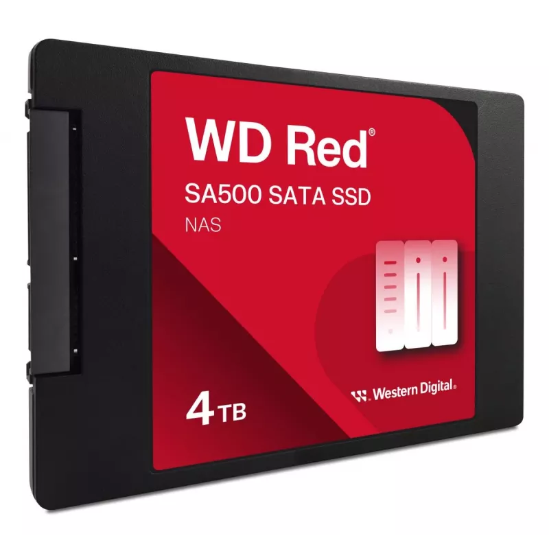 WESTERN DIGITAL SSD - WD Red SA500 - 4TB - SATA 6Gb/s - 2,5 inch/7mm (WDS400T2R0A)