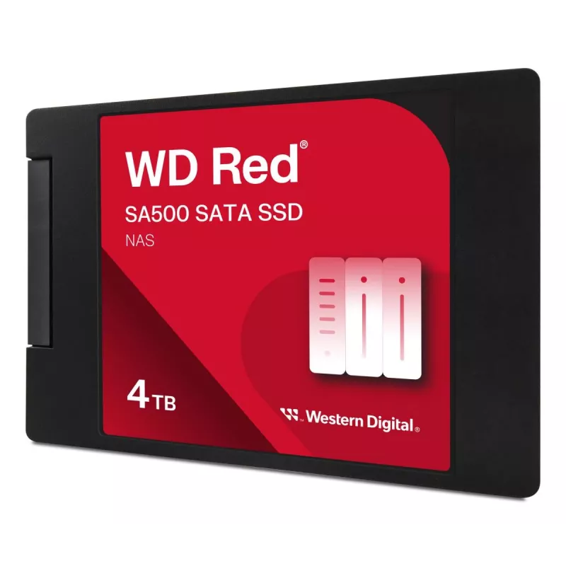 WESTERN DIGITAL SSD - WD Red SA500 - 4TB - SATA 6Gb/s - 2,5 inch/7mm (WDS400T2R0A)