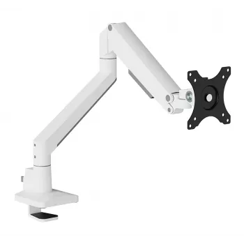Neomounts DS70-250WH1 monitorarm 17-35 inch - gasveer - tafelklem/tafeldoorvoer - 180°-stop