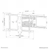 Neomounts WL40S-850BL18 tv-muurbeugel 43-86 inch - volledig beweegbaar - snelle installatie