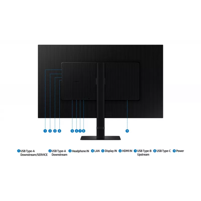 Samsung S80UD computermonitor 81,3 cm (32 inch) 3840 x 2160 pixels 4K Ultra HD LCD zwart