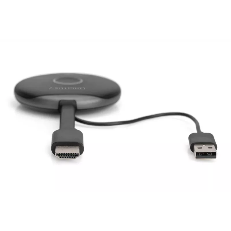 Draadloos samenwerkingssysteem Digitus Click & Present Pro desktop zwart grijs 3840x2160
